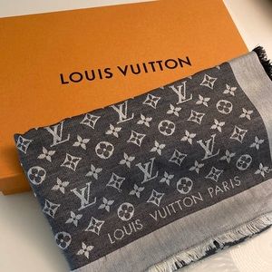 Chale Monogram Denim Black from Louis Vuitton